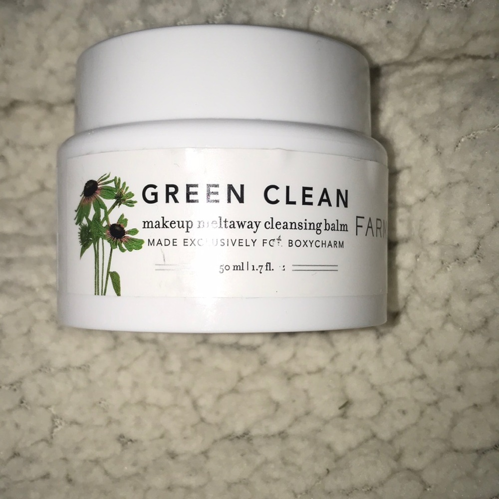Green clean makeup cleansing balm